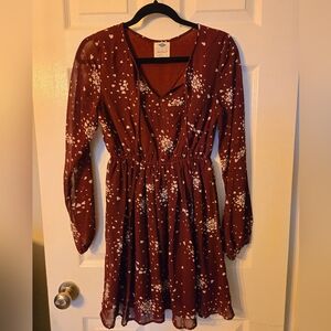 Sadie Robertson Maroon Heart Tunic/Dress